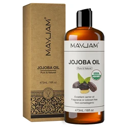 Organic Cold - Pressed Grapeseed Oil for Skin Care - Nourishing & Moisturizing Body Oil (Jojoba Oil)