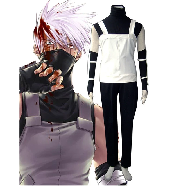 Kakashi anbu 1st Cosplay Costume Men Fancy Party Show Suit 