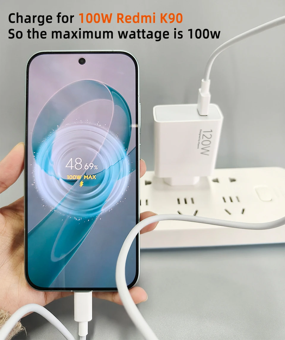 High-Power Xiaomi Fast Charger with Hyper Charging Technology