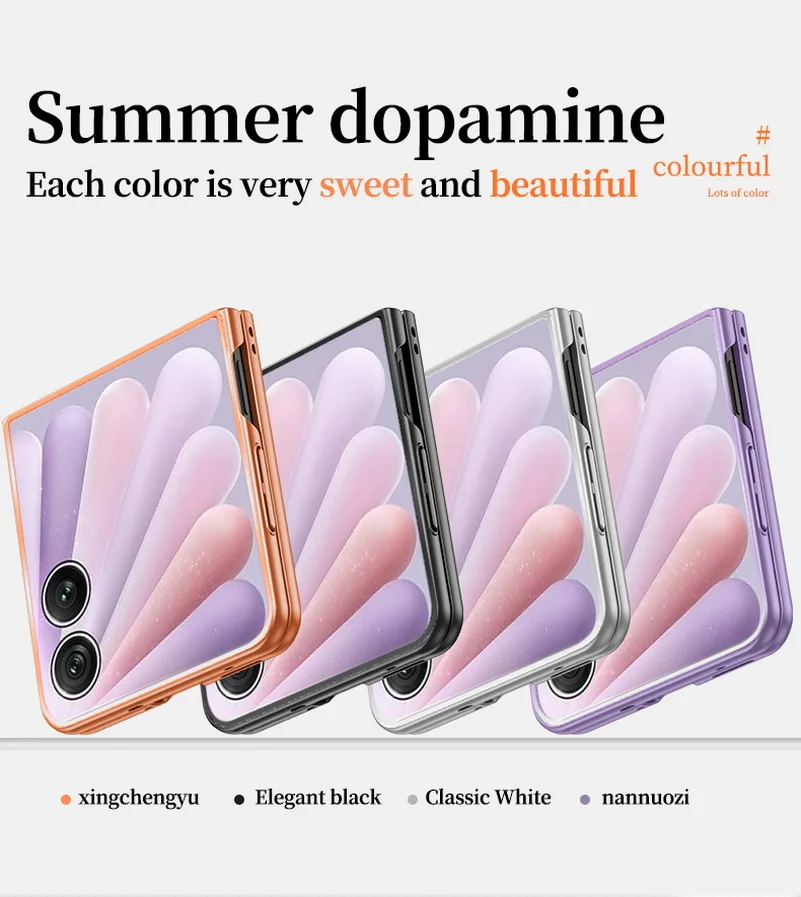 Lychee Texture Leather Magnetic Ring Case - Anti-Fingerprint Shockproof Slim Cover