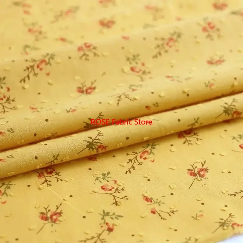 Vibrant Pink Floral Cotton Fabric