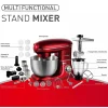 Sonifer Stand Mixer.reduction design, no displacement during,operation.Removable transparen bowl coverwith holes for adding ingr 3