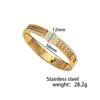 Personality Octagon Bangles For Men Stainless Steel Hollow Out Leaf Bracelets Fashion Cuff Accessories Christmas Gifts Wholesale 2