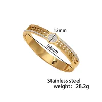 Personality Octagon Bangles For Men Stainless Steel Hollow Out Leaf Bracelets Fashion Cuff Accessories Christmas Gifts Wholesale 2