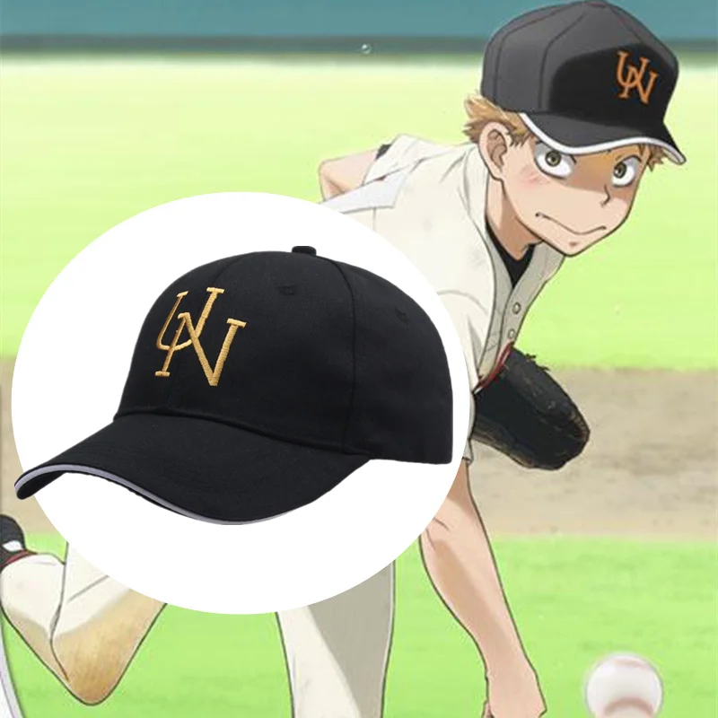 Anime Ookiku Furikabutte Mihashi Ren Baseball Caps Cosplay Unisex Embroidery Cap Oofuri Duck Tongue Hat Props