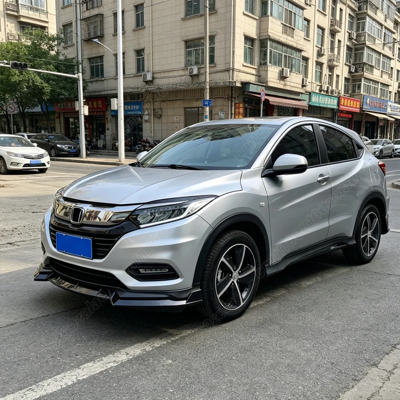 혼다 HRV HR-V 2019 2020 자동차 프론트 범퍼 립 스포츠 레이싱 프론트 턱 스포일러 바디 개조 키트