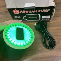 Usb Recharging Shisha Smoking Tool With RGB Led Hookah Electronic Strong Air Pump Utensil for Starter Save Breath Accessories 1