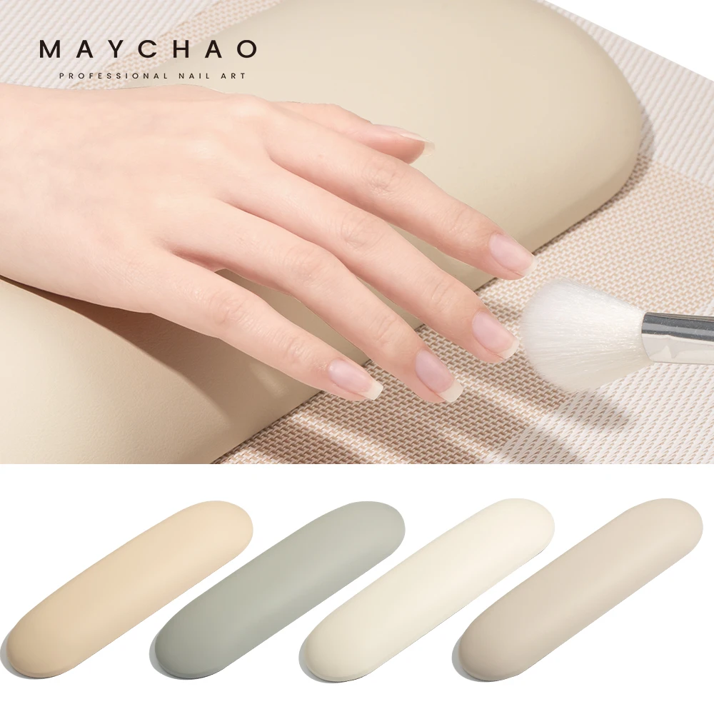 MAYCHAO PU Soft Hand Palm 4 Colors Rest Manicure Table Arm Rest PVC Hand Pillow Cushion Russian Style Manicure Pillow Salon Tool