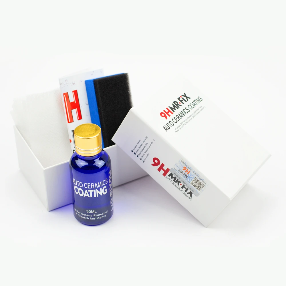9H Car Ceramic Coat Super Hydrophobic Glass Liquid Coating Car Paint Care Solution Anti-scratch Fluid Care Polishing Agent