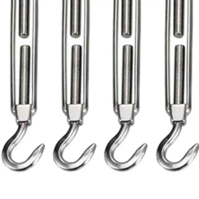 Rozsdamentes Acél Árnyék Vitorlás Hardware Kit Snap Hooks Turnbuckle Carabiner Pad Eyes Telepítse A Teraszos Kert Négyzet Alakú Árnyékot - Image 6