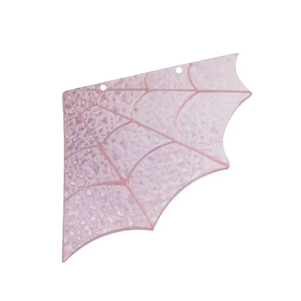 Spiderweb Door Topper Spider Webs Stained Acrylic Window Wall Hanging Door Frame Ornament For Vacation Bedroom Livingroom