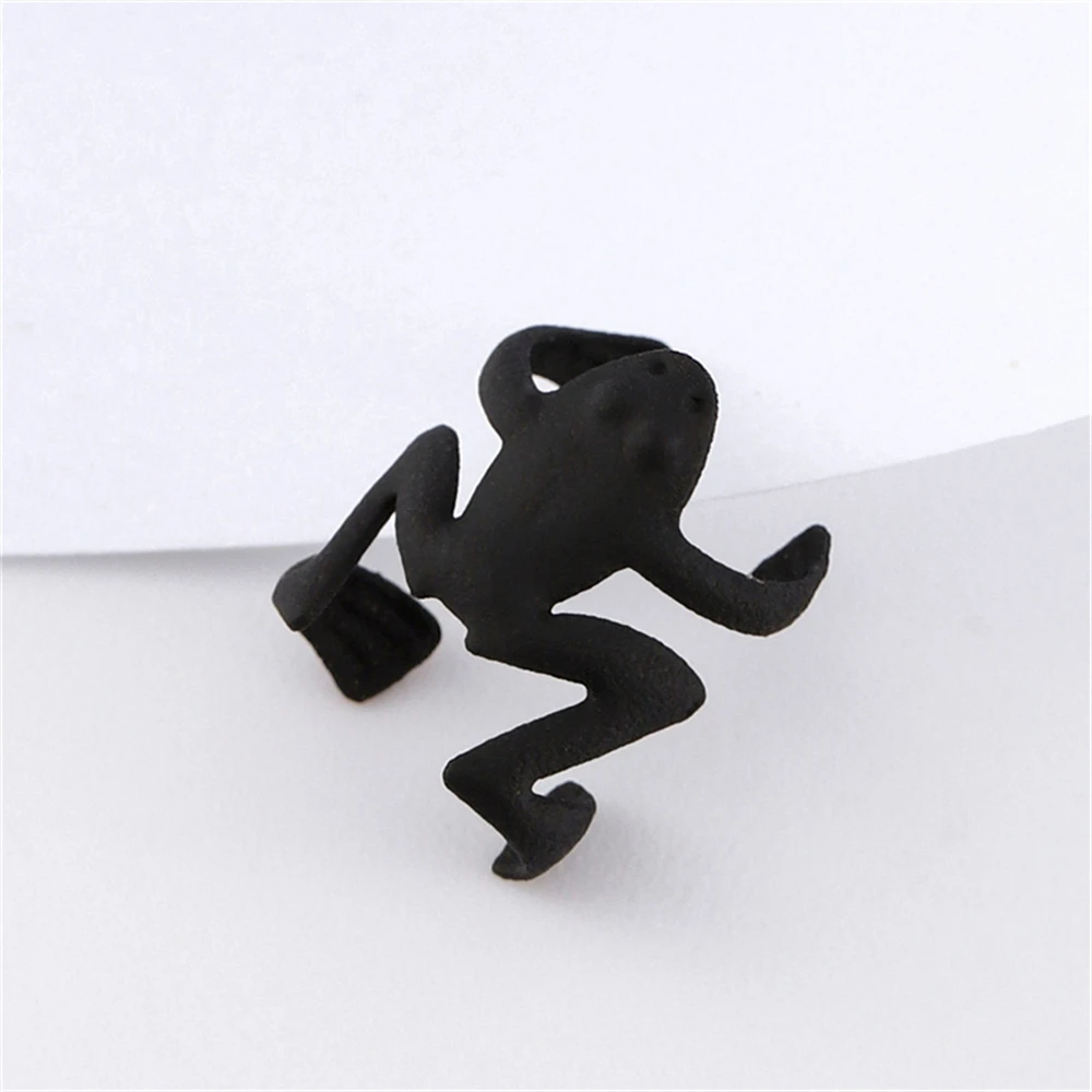 Women's Girls Ear Clip Earrings Green Frog Cartoon Animal No Piercing Aesthetic Jewelry Gifts ear clip earrings clip earrings ear clip ear accessories