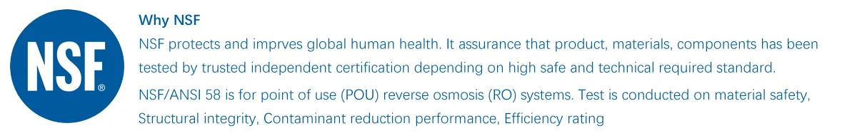 membrane inverse gpd pour filtre eau