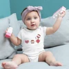 Funny Baby Girl Boy Clothes Bodysuits Nutella Print Harajuku 2023 Summer Newborn Onesies Plus Size Toddler Playsuit Short Sleeve 5