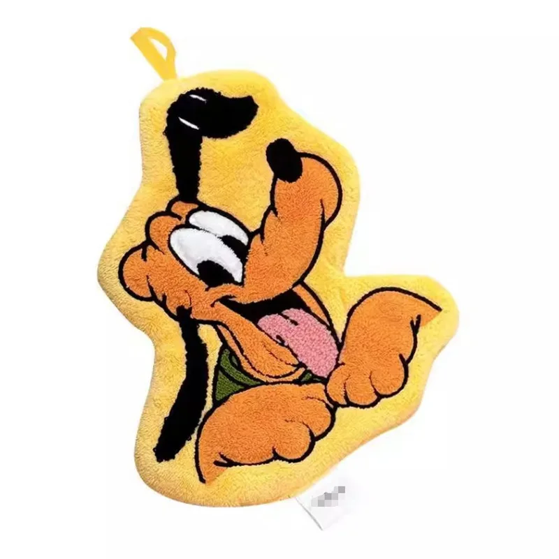 Cartoon Hand Towel Mickey Minnie Pluto Coral Velvet Absorbent Quick Drying Hanging Wipe Cloth For Bathroom Kitchen Adult Women 6