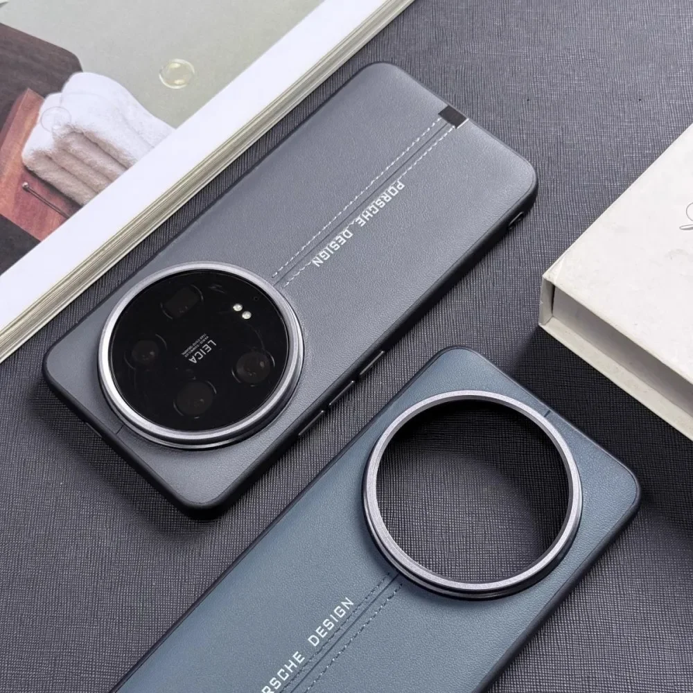 Luxury PU Leather Skin Magnetic Protective Back Cover Case