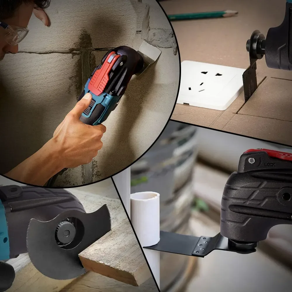 18V Oscillating Multi Tool Cordless Electric Shovel Cutting Trimming Machine With Accessory Power Tools For Makita 18V Battery 2