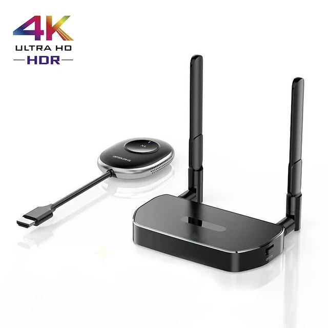 Transmisor y Receptor HDMI Inalámbrico 4K, 5G HD Kit Extensor HDMI