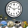 Creative White Acrylic Wall Clock 12 Inch Silent Watch Clock Wall Mount for Living Room Beach Hanging Wall Clock Home Decoration 1