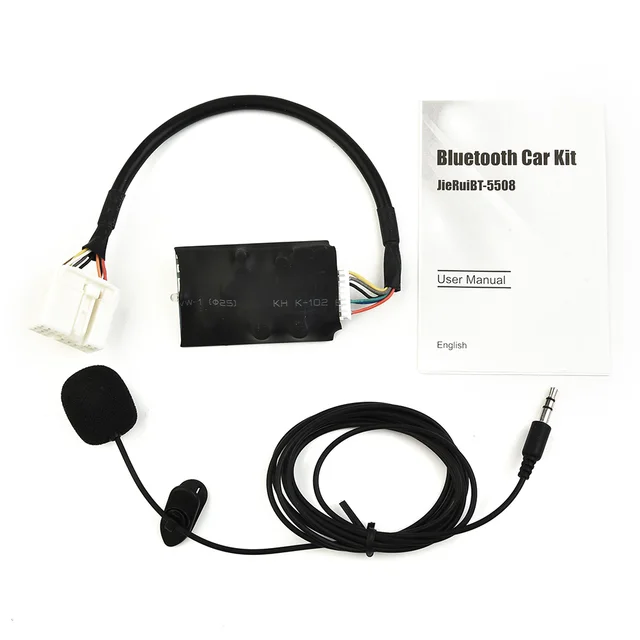 Car Radio Audio Adapter Bluetooth Aux Cable Microphone Handsfree For Accord For Civic For Odyssey Interface Adapter Music Aux