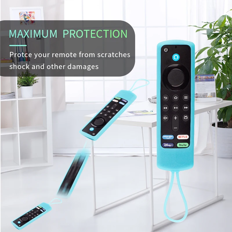 1 PC Silicone Protective Cover Fire TV Stick 4K MAX/ 3rd Gen /4K Remote Control Case Shell