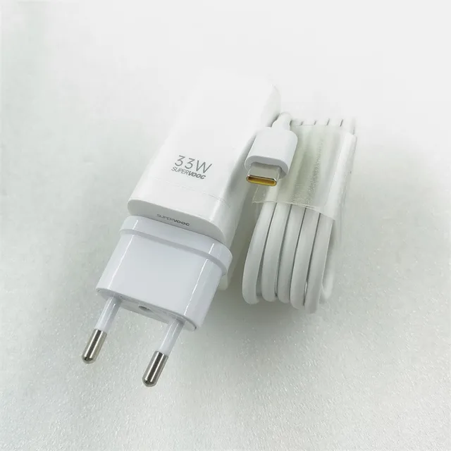 OPPO-cargador Super VOOC 11V3A, 33W, adaptador de carga rápida con enchufe  Original de EE. UU./UE/Reino Unido, Cable USB tipo C para Find X6 X5 Pro  Reno 7SE 6 5 - AliExpress