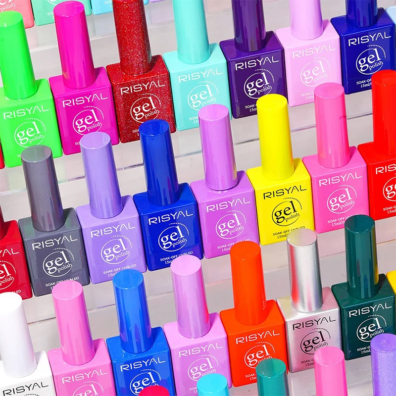 15ml Neon Gel Nail Polish Set - Vibrant Multi-Color Collection