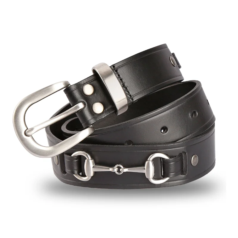 Cavassion Equestrian horse riding leather belts rider waist band