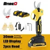 1500W 30mm Brushless Electric Pruner Shear Cordless Rechargeable Fruit Tree Bonsai Pruning Branches Cutter Tool For Makita 18V B 1