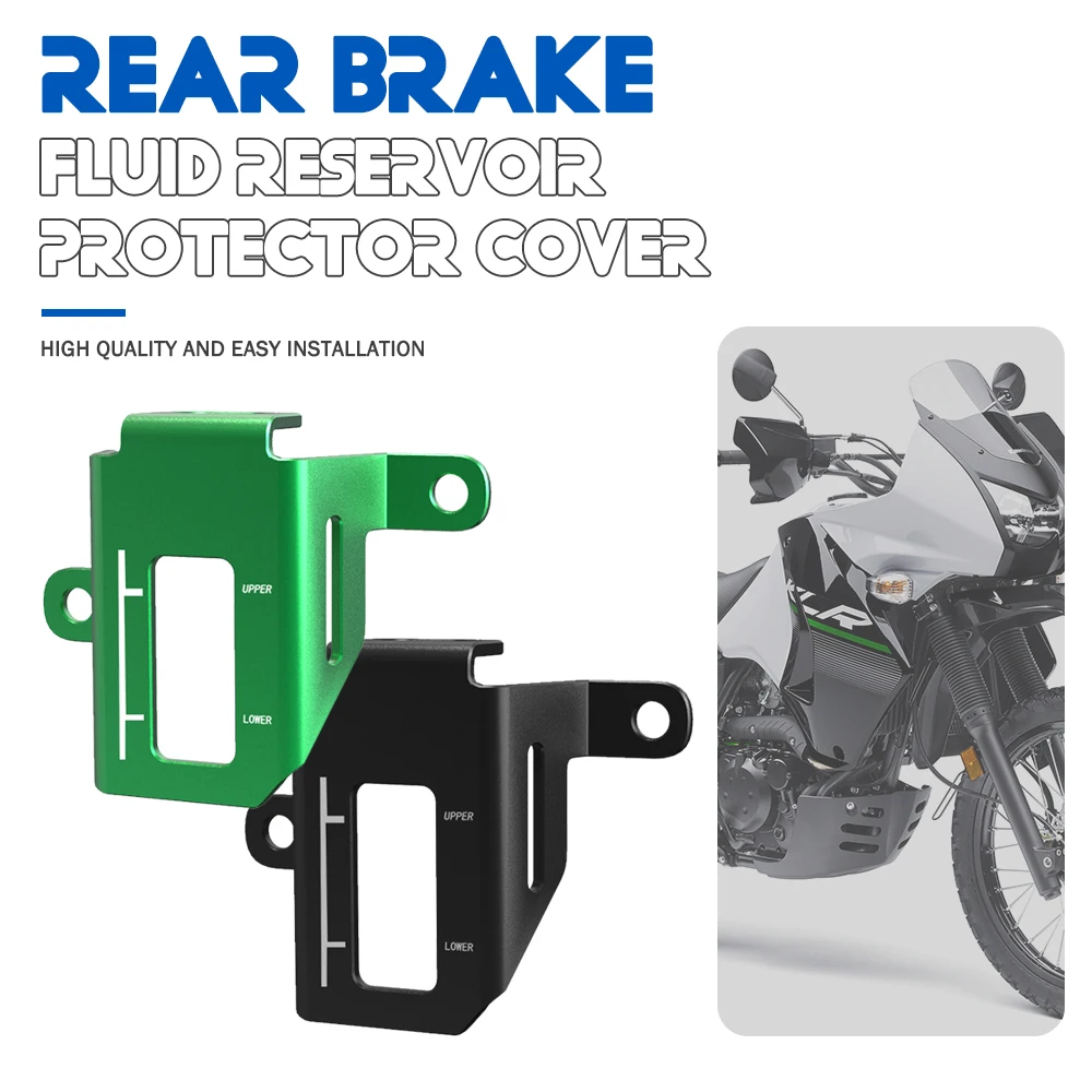 

Rear Brake Fluid Reservoir Cap Motorcycle Cover Guard Protector Part FOR Kawasaki KLR650-E KLR650 KLR 650 E 2008- 2018 2009 2010