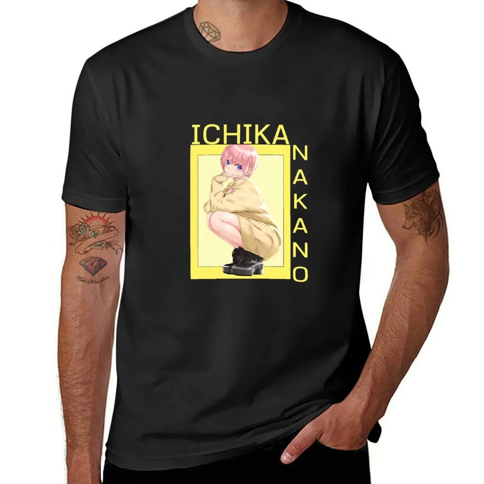 Ichika Nakano T-Shirt funnys aesthetic clothes quick drying vintage clothes Men's cotton t-shirt