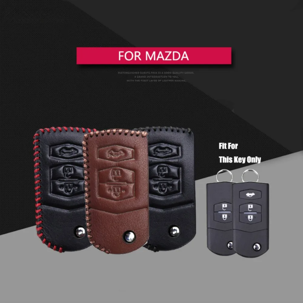 Car Key Fob Shell Cover Case Flip Remote Holder Mazda 2 Demio 3 5 6 CX7 CX9 RX8 MX5