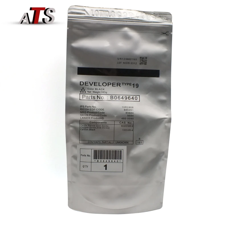 

Type 19 Developer for Ricoh Aficio AF 1015 1018 2015 2018 Compatible Developer Powder AF1015 AF1018 AF2015 AF2018