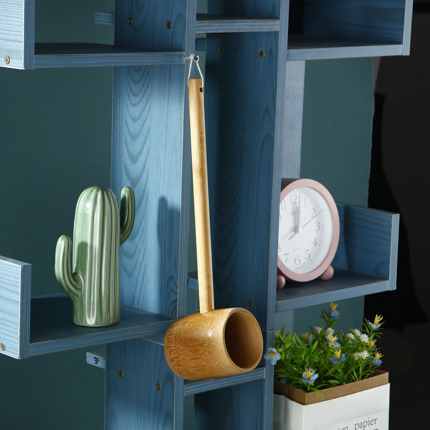 Bamboo Bath Spoon Water Ladle with Long Handle Japanese Style Water Scoop Take Restaurant Salt Scoop Bamboo Home Accessories