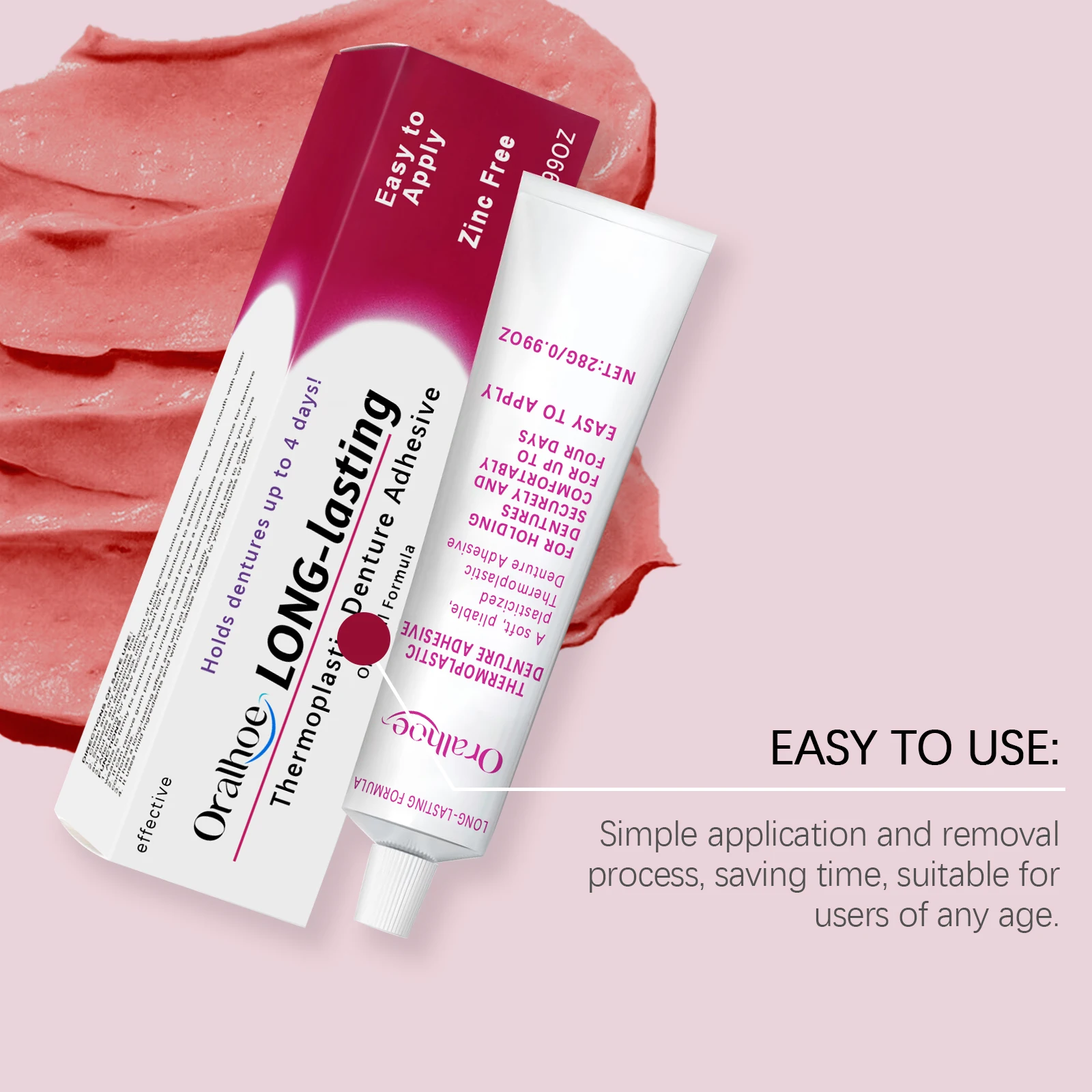 Thermoplastic Denture Adhesive Long-lasting Denture Fixing Adhesive Improve Comfort Denture Care Products Odontologia