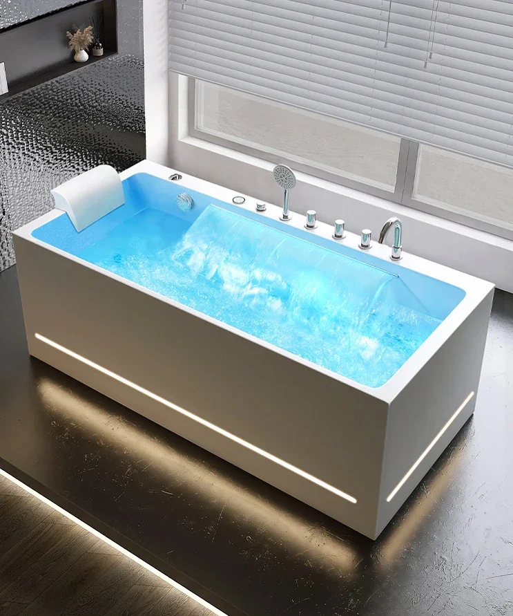 

Home adult small apartment massage intelligent shower integrated acrylic anti-slip