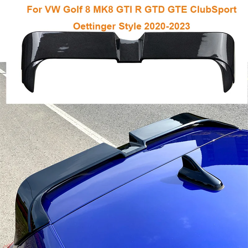 Задние Спойлеры для VW Golf 8 MK8 GTI R GTD GTE Oettinger Style 2020-2023, задний багажник, крыша, спортивный спойлер, Стайлинг крыльев