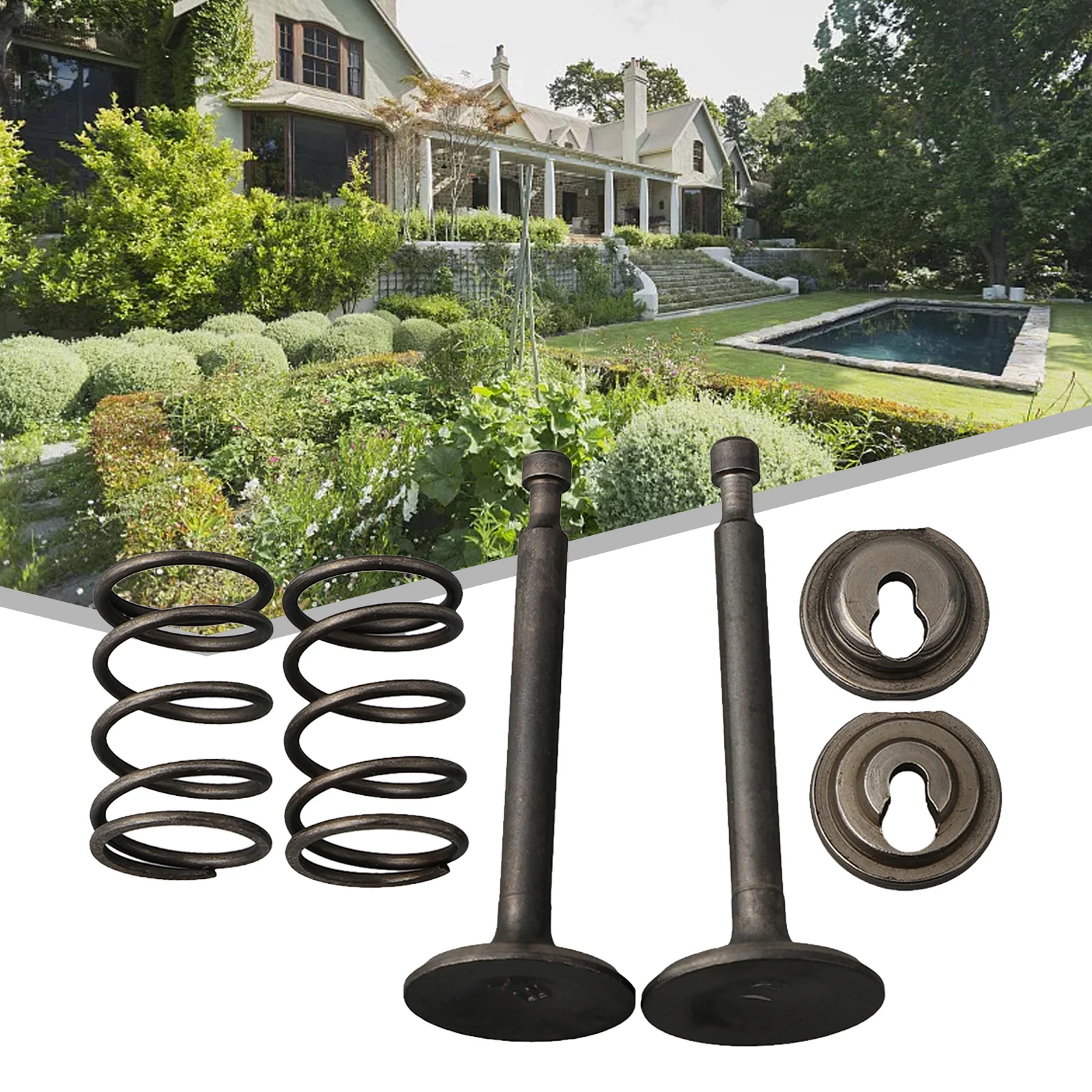 Inlet Exhaust Valve Spring Retainer Kit Replacement For Gx160 Gx200 Gasoline Engine Generator Lawnmower Water Pump Part