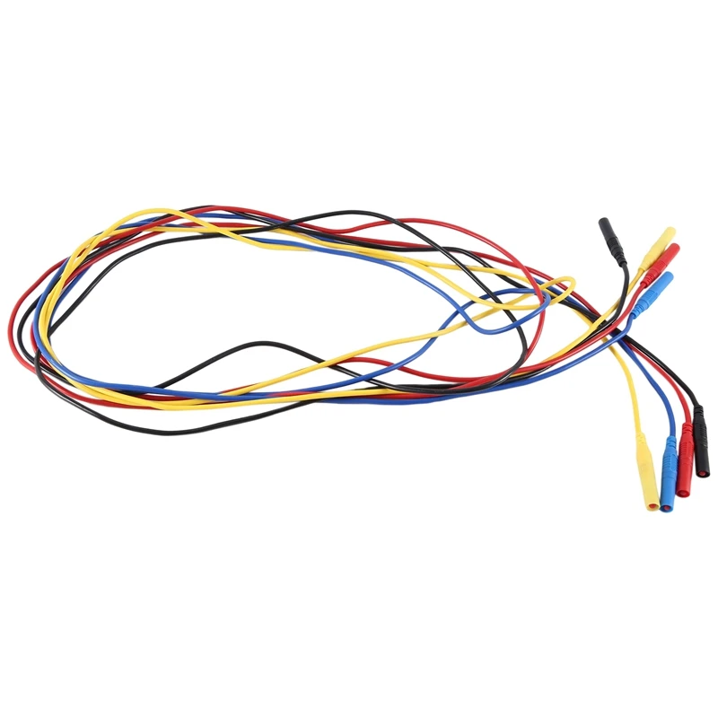 

TL320 длина 2,0 метров Высокое качество 13AWG гибкие силиконовые испытательные выводы 4 мм прямой штекер на обоих концах аксессуары