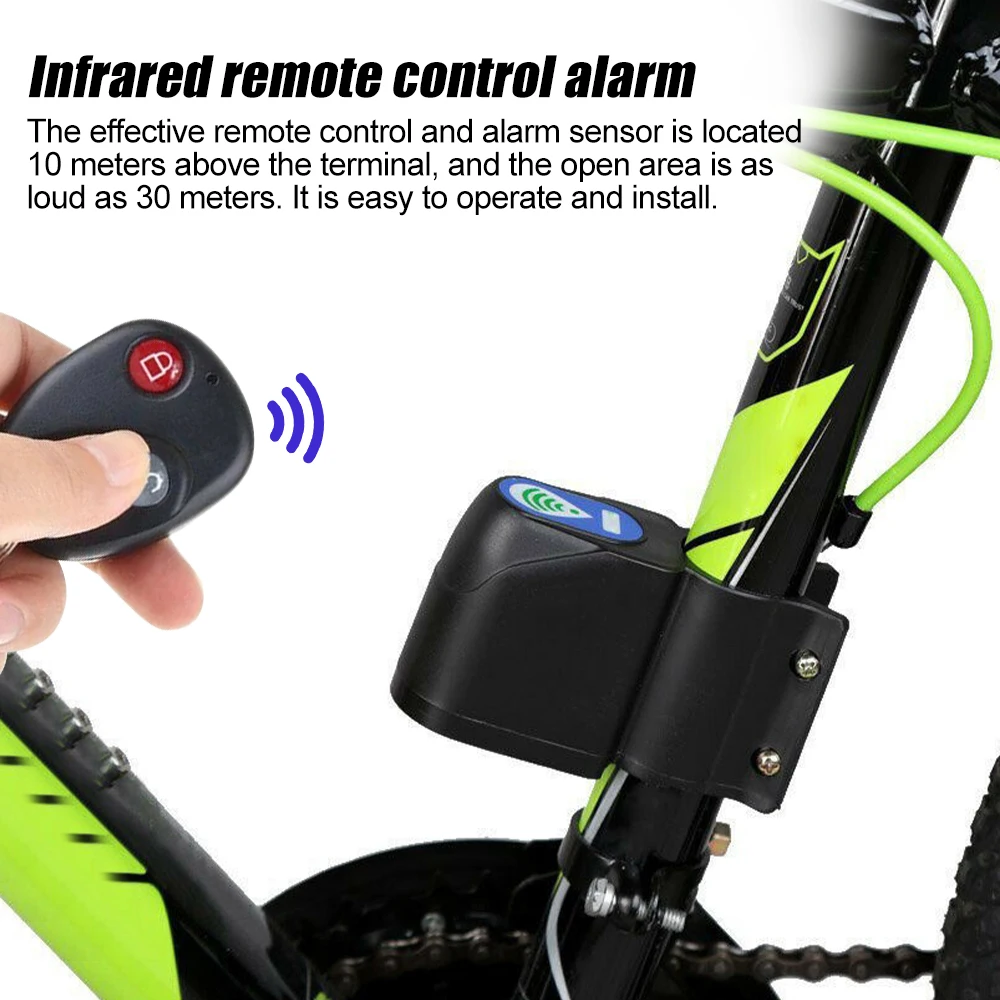 How To Install Anti Thief Security Alarm In Cycle. Wireless Security Alarm  for cycle with Remote. 