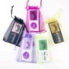Foxyfox Wholesale 5D Mink Lashes Case Eyelash Packaging 20/50pcs Fluffy Eyelashes BoxesCustom Logo Plastic Sliding Clear Box 3