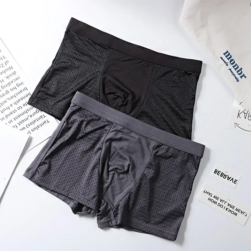 

New Men's Underwear Breathable Underwear Mesh Design Male Boxer Sexy Boxers Comfortably Comfortable and Breathable Boxer Pants