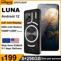 Unihertz Luna الهاتف الذكي إيقاع الضوء المحيط 8GB 256GB 108MP G99 الهاتف المحمول للرؤية الليلية الهواتف المحمولة 1