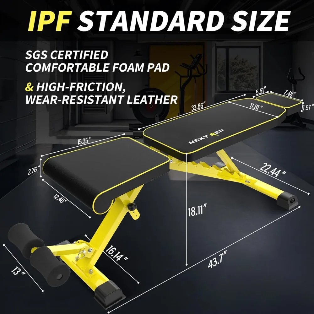 1000lb Adjustable Weight Bench 4