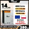 EU STOCK TEZE 48V 280AH 15KWH LiFePO4 Battery Powerwall 51.2V 300AH Built-in BMS With Active Balancer Home Storage 6