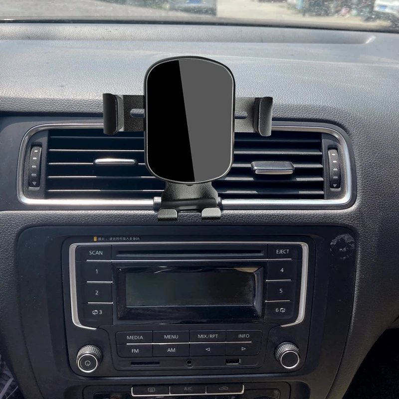 폭스바겐 VW 제타 MK6 2012-2014 전용 차량용 휴대폰 거치대 고정 브래킷 베이스 스마트폰 무선 충전 지원