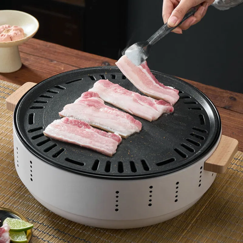 Barbecue Grill Charcoal Stove Heat-insulating BBQ Stove Split Barbecue Rack