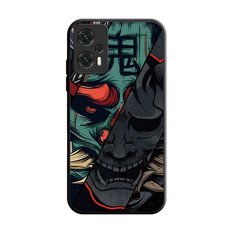 Samurai Hannya Mask Ghost Protective Phone Case