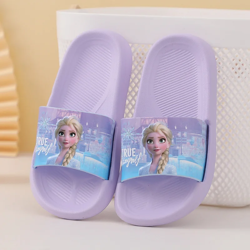 Frozen Girls' Slippers Summer Cartoon Elsa Princess EVA Lightweight Indoor Home Soft Bottom Children's Coolpad 4