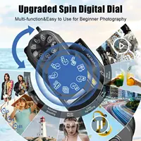 4K Digital Camera for Photography 16X Digital Zoom Vlogging Camera for YouTube 64MP WiFi Auto Focus Video Camera 3" Flip Screen - Image 6